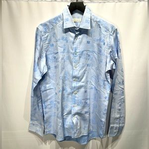 ETRO Men’s Stamps & Maps Shirt 12908-3112